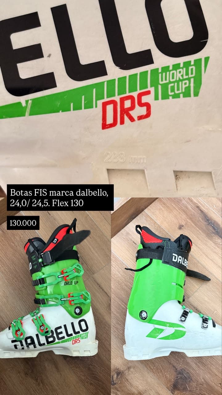 Botas FIS Dalbello 24.0/24.5 Flex 130